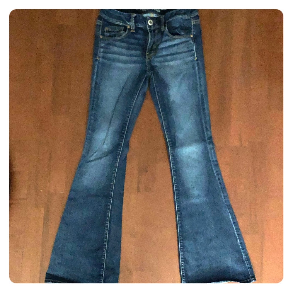 American Eagle Boho Artist flare leg jeans